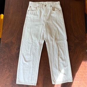 B SIDES Plein Relaxed Straight Jean in Clair - Size 28